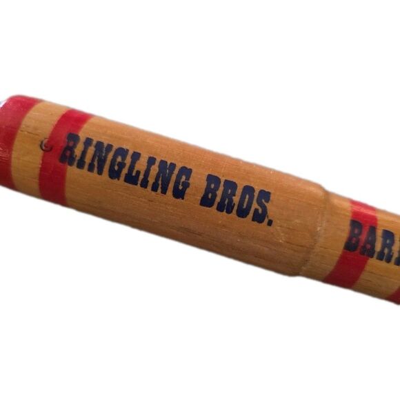 Vtg POP GUN Wood Ringling Bros Barnum & Bailey Souvenir Of The Circus 9" - Picture 10 of 11